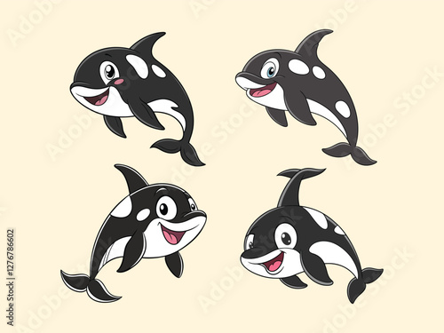 A black dolphin vector illustration features a sleek, streamlined design of the dolphin in solid black, emphasizing its graceful form and fluid motion with bold, clean lines.