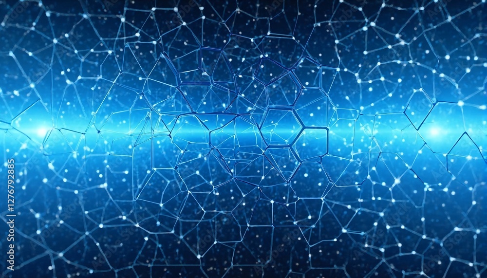 Abstract Blue Background with Constellations and Stars. Abstract Blue Background with Constellations and Stars.