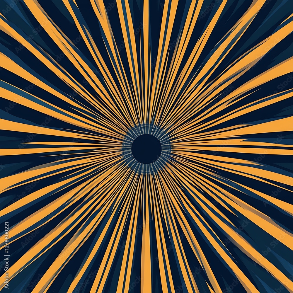 Fototapeta premium Abstract radial pattern design