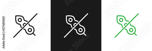 Soy Free icon. No soy vector icon. Minimalist design for food and drink packaging icon, sign, sticker, seal, stamp