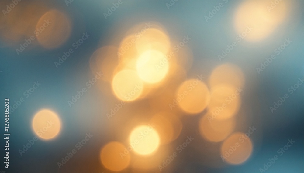 Obraz premium A Bokeh of Warm and Cool Colors.