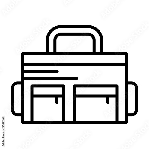 Diaper bag Vector Icon Design Symbol