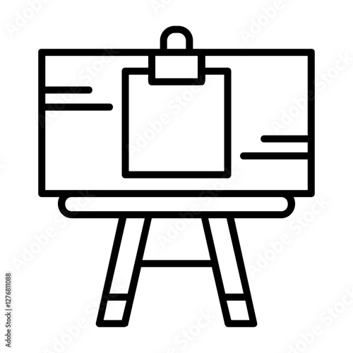 Artist's canvas Vector Icon Design Symbol
