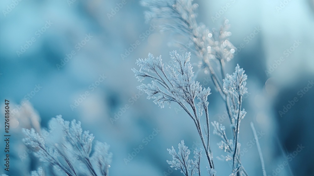 Minimalist Winter Scene with Snow and Frosty Air – Copy Space Included Minimalist Winter Scene with Snow and Frosty Air – Copy Space Included