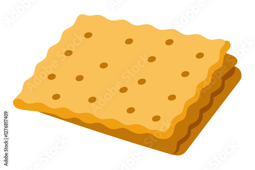 Matzah Unleavened Bread Vector Graphic for Religious Celebrations