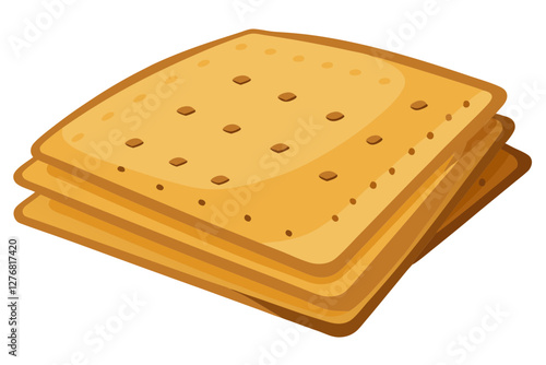 Matzah Unleavened Bread Vector Graphic for Religious Celebrations
