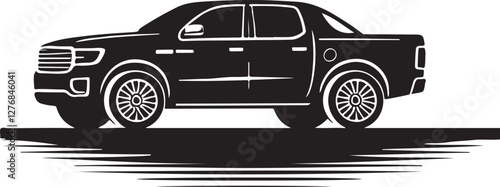 Subaru WRX rally car vector illustration