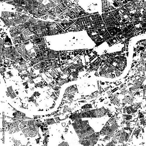 Buildings map of Chelsea Great Britain