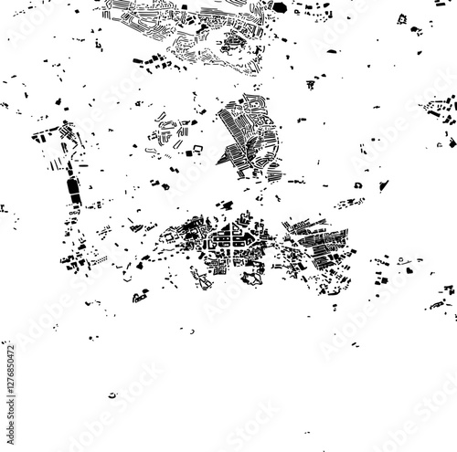 Buildings map of Plymouth Great Britain