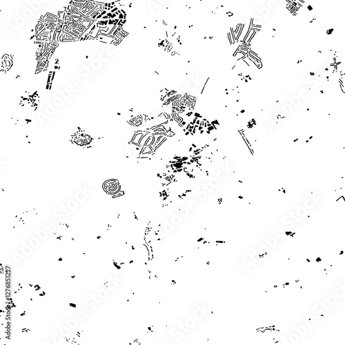 Buildings map of Epsom Great Britain