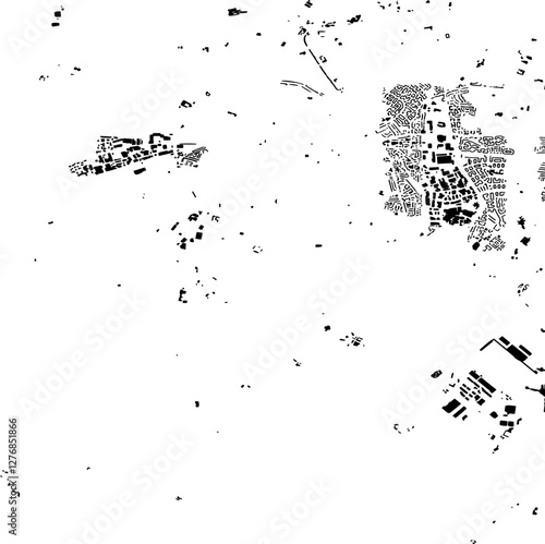 Buildings map of Hale Great Britain