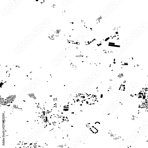 Buildings map of Billingham Great Britain