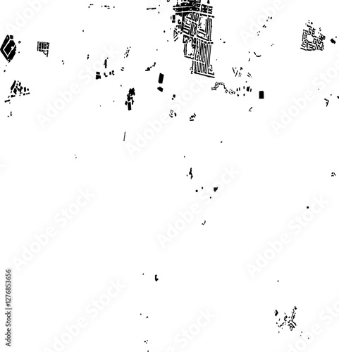 Buildings map of Herne Bay Great Britain