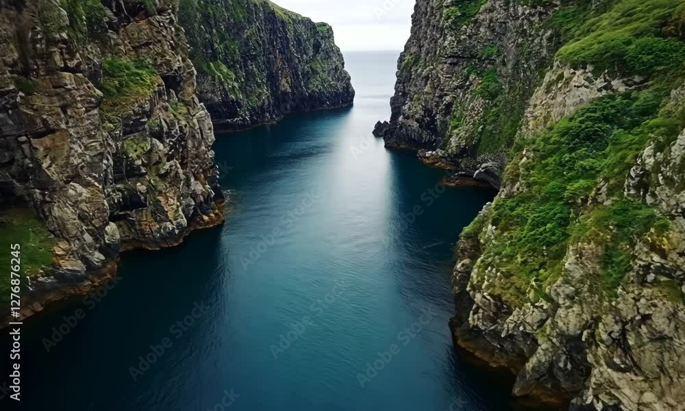 Discover the captivating allure of coastal cliffs merging with shimmering waters, inviting exploration and evoking feelings of adventure and wonder in nature's embrace. Discover the captivating allure of coastal cliffs merging with shimmering waters, inviting exploration and evoking feelings of adventure and wonder in nature's embrace.