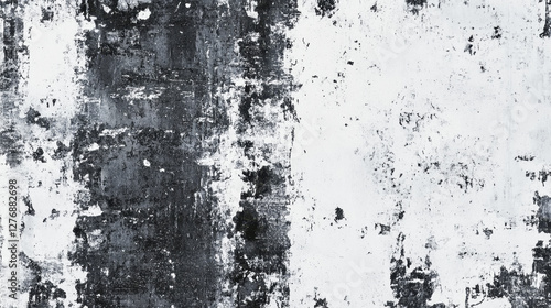 Wallpaper Mural Urban decay reveals rough and scratched grunge texture in vintage black and white background Torontodigital.ca