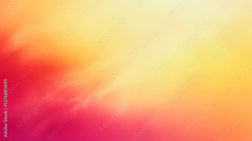 Warm red-orange-yellow gradient background with soft dreamy transitions and texture Warm red-orange-yellow gradient background with soft dreamy transitions and texture