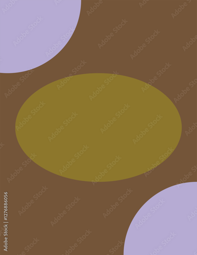 An abstract mid century modern style design background An abstract mid century modern style design background