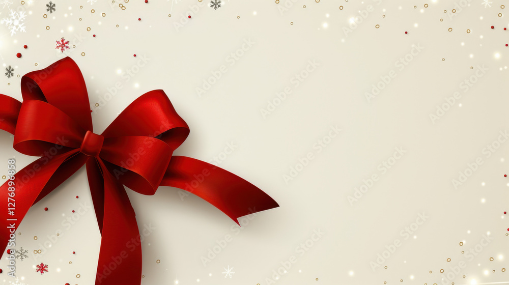 red bow with ribbon red bow with ribbon