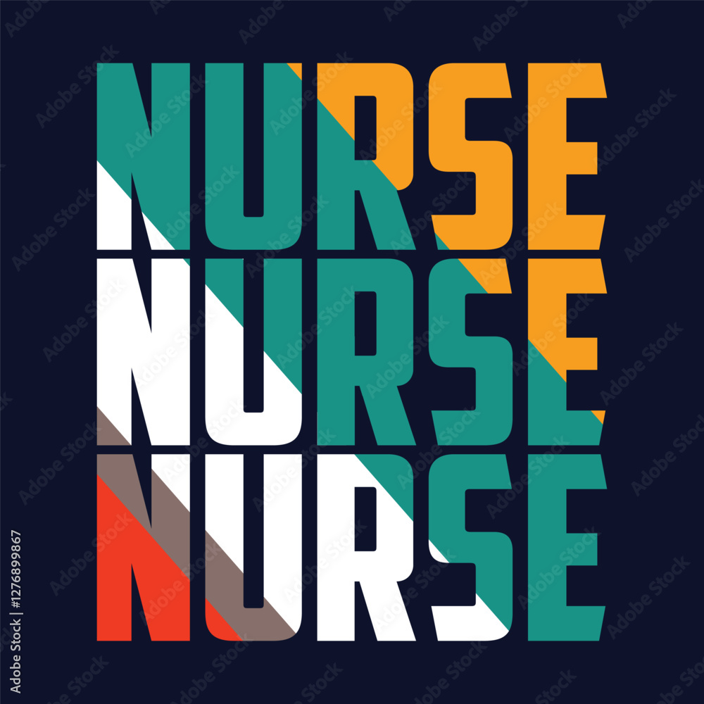 Nurse typography clip art design on plain white transparent isolated background for card, shirt, hoodie, sweatshirt, apparel, tag, mug, icon, poster or badge Nurse typography clip art design on plain white transparent isolated background for card, shirt, hoodie, sweatshirt, apparel, tag, mug, icon, poster or badge