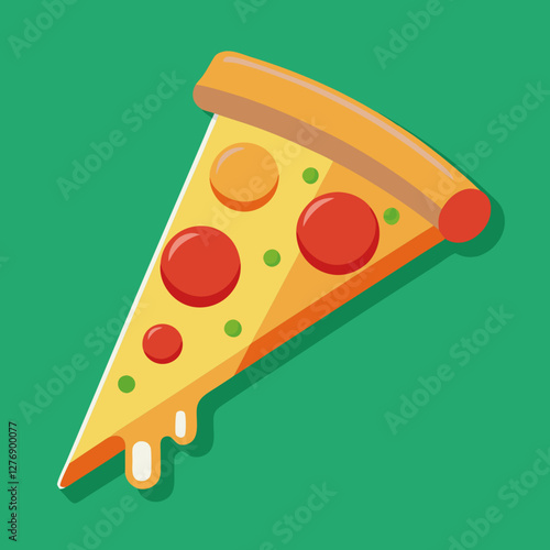 pizza, food, cheese, vector, italian, tomato, meal, illustration, isolated, pizzeria, pepper, dinner, hot, pepperoni, mozzarella, delicious, lunch, salami, italy, snack, tasty, slice, vegetables, doug photo