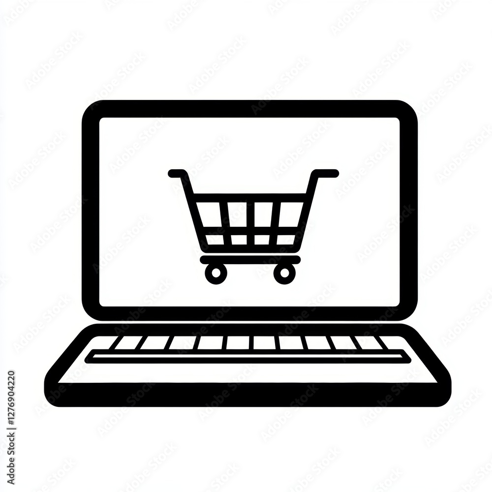 High tech icon. Computer. High tech icon. Computer.