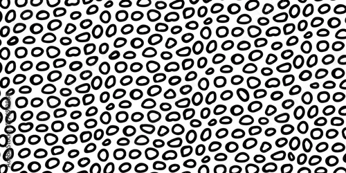 Hand-drawn abstract brush rings background