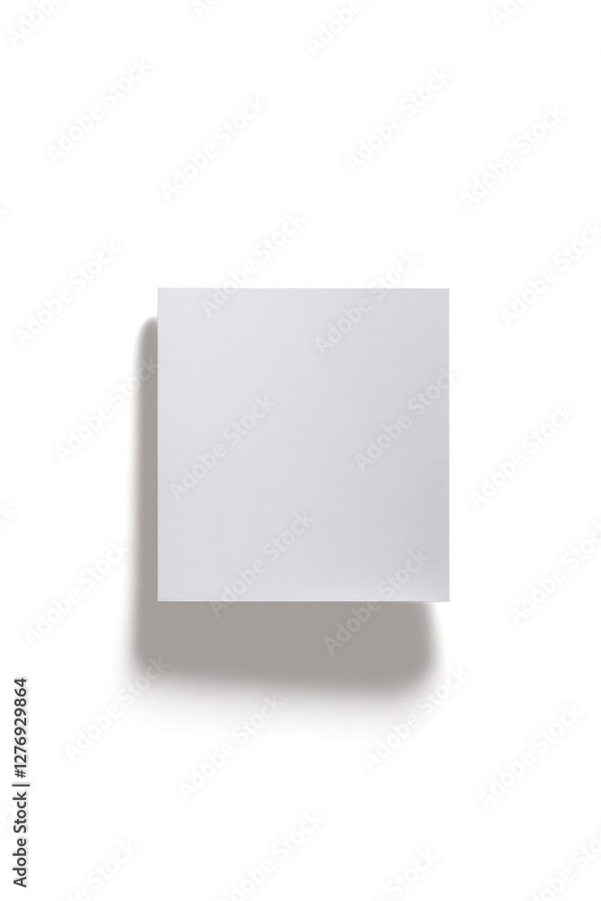 A simple paper message note set against a blank background, ready for important reminders or personal messages. Generative Ai A simple paper message note set against a blank background, ready for important reminders or personal messages. Generative Ai