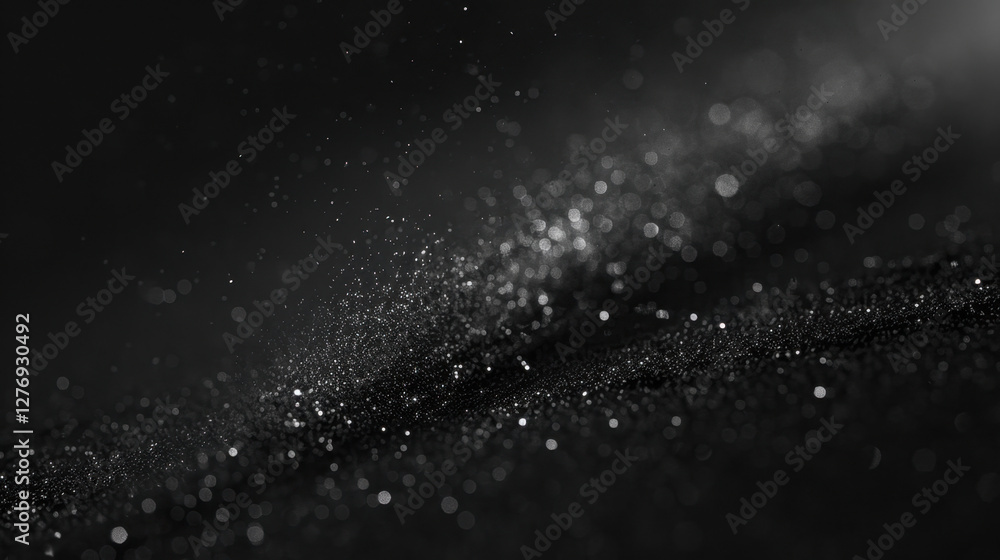 Obraz premium grainy black surface