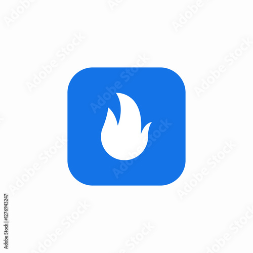 flammable content icon sign vector