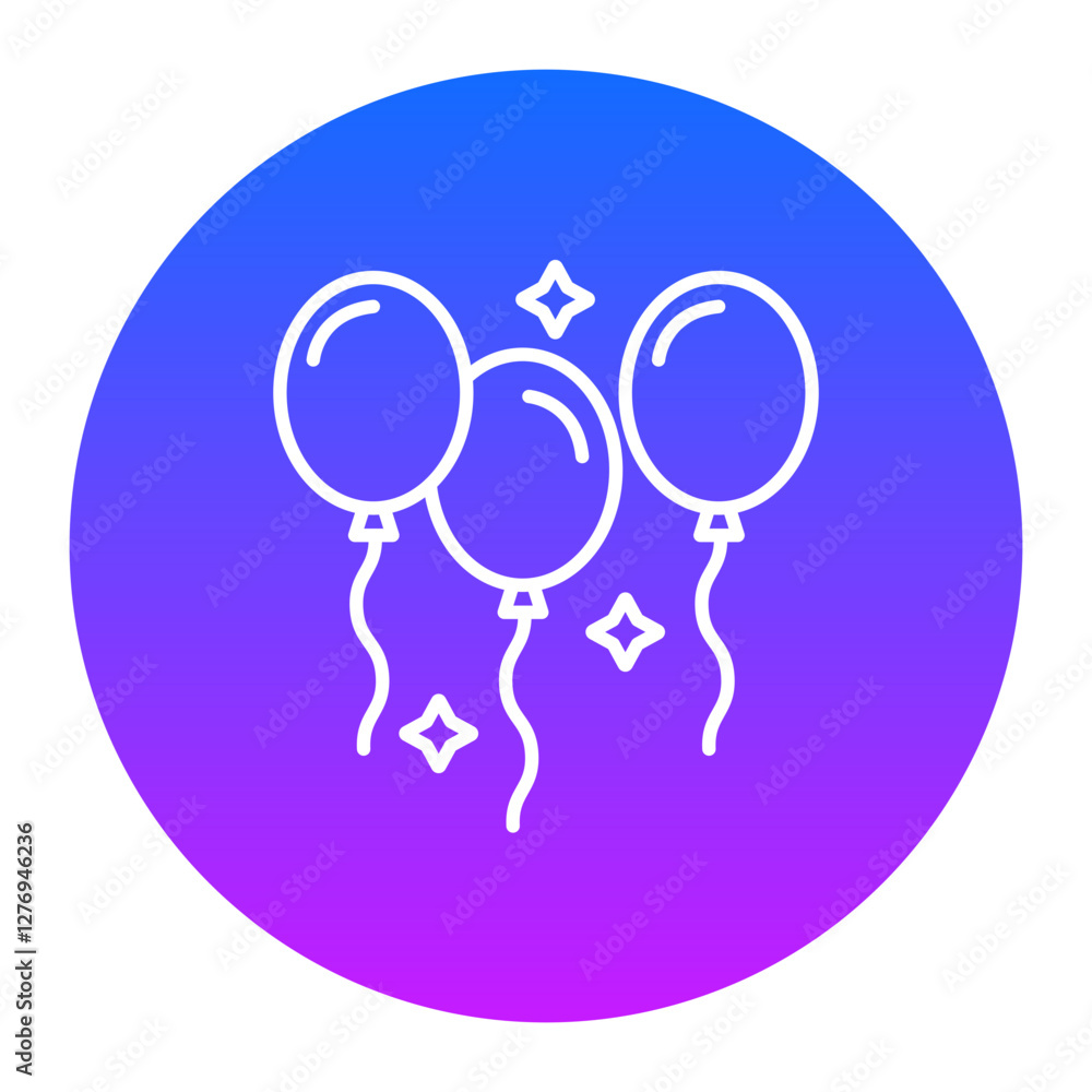 Balloons Icon