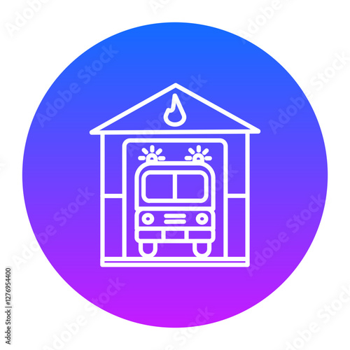 Fire Station Icon