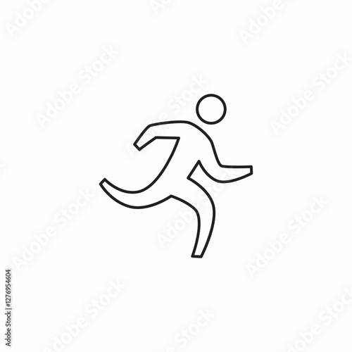 hurry run icon sign vector