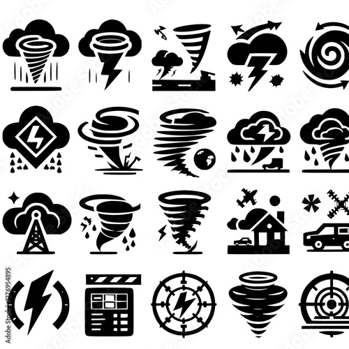 Tornado Icon Set