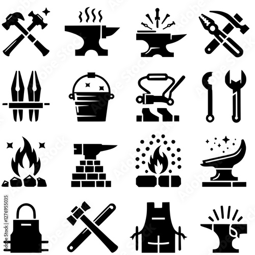 Blacksmith Icon Set