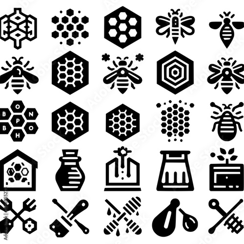 Honeycomb Icon Set