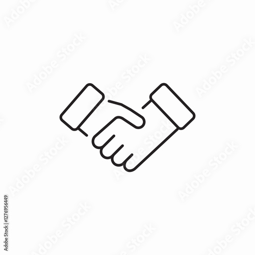 official agreement icon sign vector