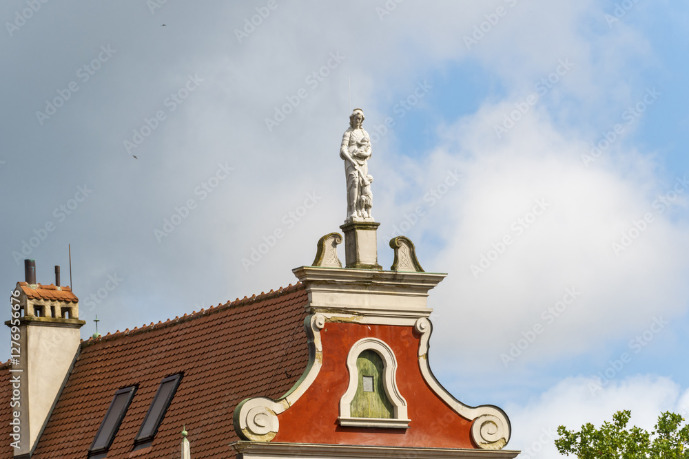 Obraz premium old house in constance, germany