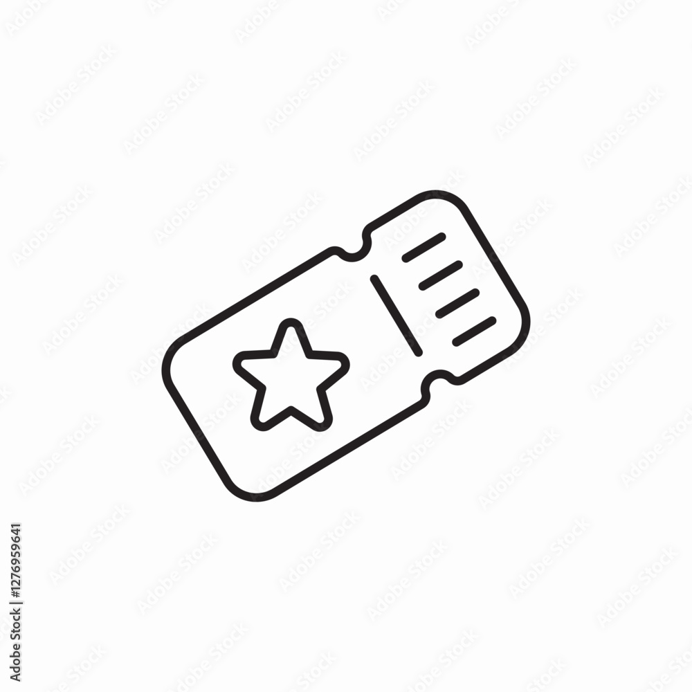 voucher vip icon sign vector voucher vip icon sign vector