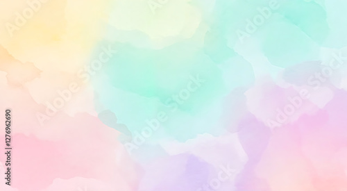 Pastel watercolor background with soft gradient