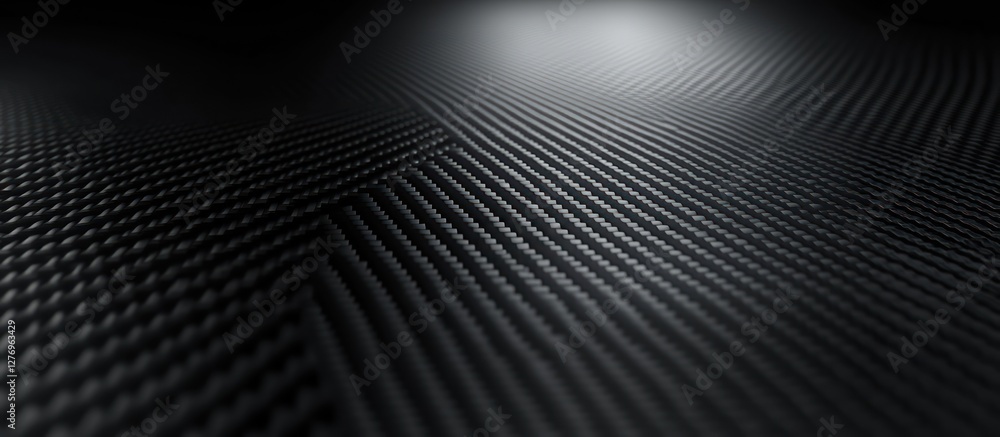 Sleek dark carbon fiber surface with repeating patterns and depth Sleek dark carbon fiber surface with repeating patterns and depth