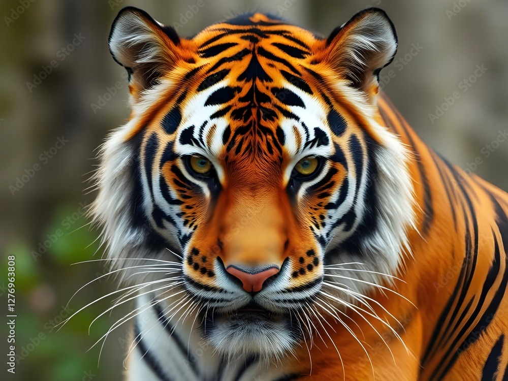 Obraz premium Portrait of a tiger.
