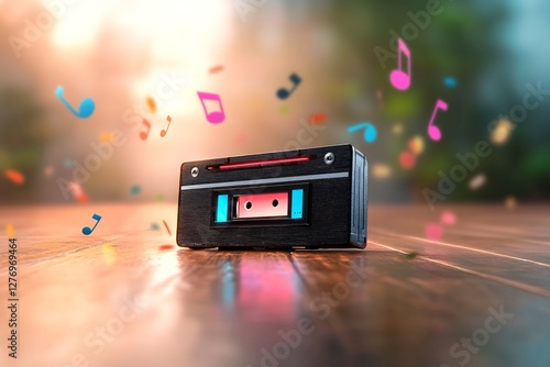 retro cassette tape 