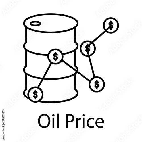 Oil Price – Graph Indicating Market Fluctuations in Oil Value