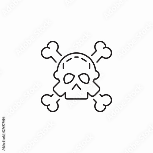 ingredient danger icon sign vector