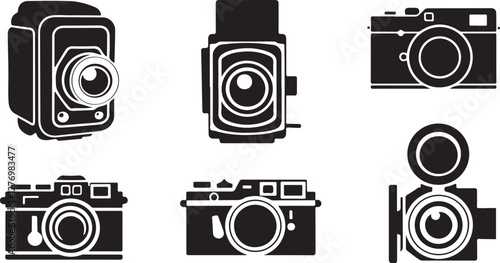 Vintage camera Silhouettes