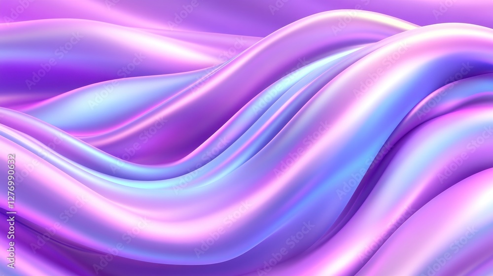 Abstract, iridescent waves flow creating fluid backdrop for presentations or graphic design Abstract, iridescent waves flow creating fluid backdrop for presentations or graphic design