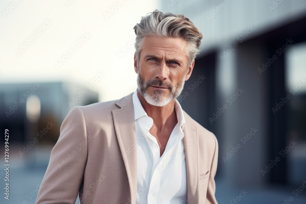 Portrait clothing blazer adult.