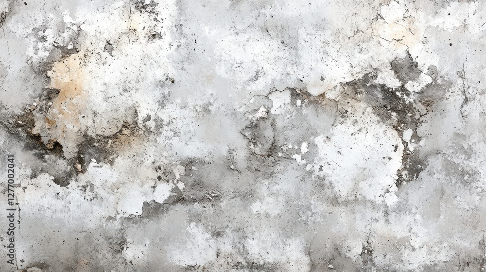 Weathered concrete wall with cracks and peeling paint texture background Weathered concrete wall with cracks and peeling paint texture background