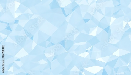 A captivating abstract background featuring a seamless pattern of interconnected light blue triangles. ideal for winter themes, sports, and environmental projects.