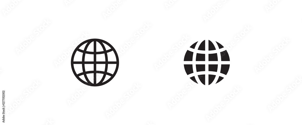 Globe, World, Go to web Website icons set Communication, WWW, World wide, support, social media, contact us, internet icon symbol sign vector collection Editable stroke isolated in white Globe, World, Go to web Website icons set Communication, WWW, World wide, support, social media, contact us, internet icon symbol sign vector collection Editable stroke isolated in white